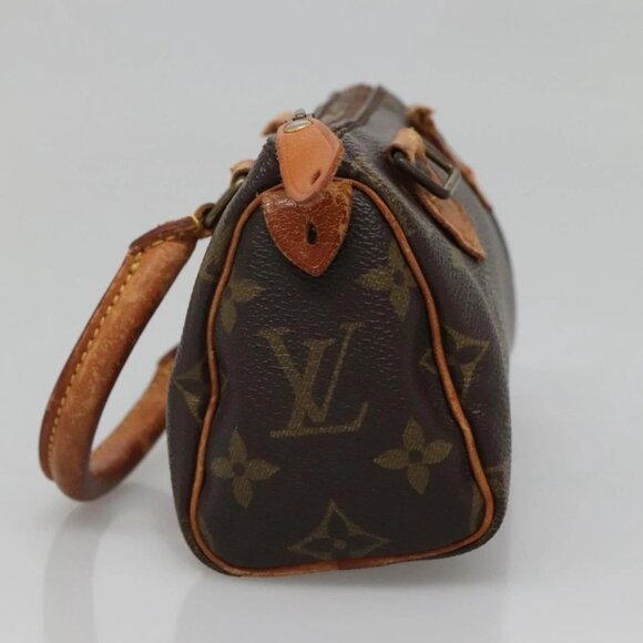 LOUIS VUITTON Monogram Mini Speedy Hand Bag M41534 LV Auth 140754 - Picture 6 of 15